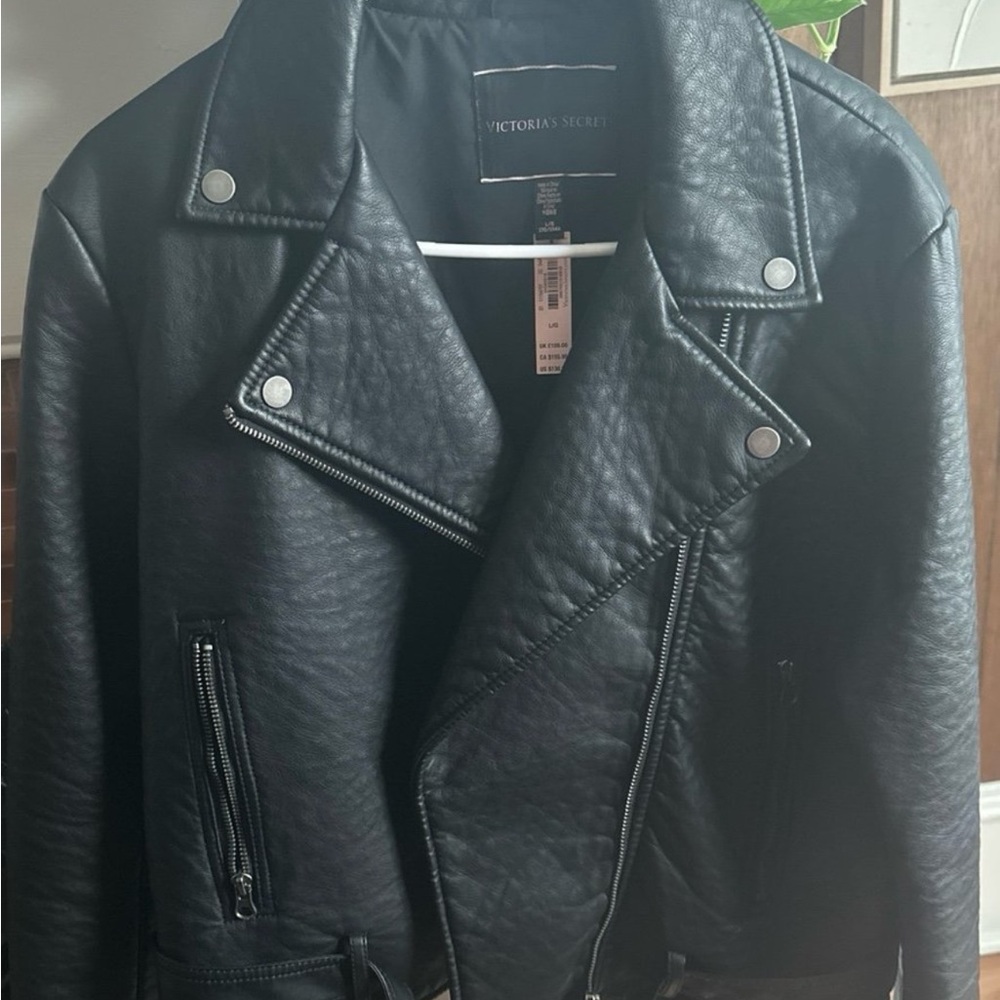 Victoria's Secret Black Leather Jacket